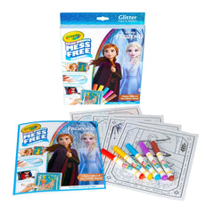 Crayola Color Wonder Glitter Coloring Kit - Disney Frozen 2: Mess Free Coloring Book for Creative Thinking & Shapes