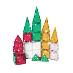 Crayola Mini Holiday Glitter PIP Magnetic Tiles 27pc Set