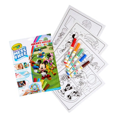 Crayola Color Wonder Mickey Mouse Roadster Racer Coloring Pages Set: Mess Free Disney Junior Sheets, 18 Pages, Ages 3+