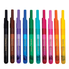 Crayola 10ct Clicks Retractable Washable Markers, Cute School Supplies, Classroom Essentials, Coloring Gifts for Teachers and Kids, Ages 6+