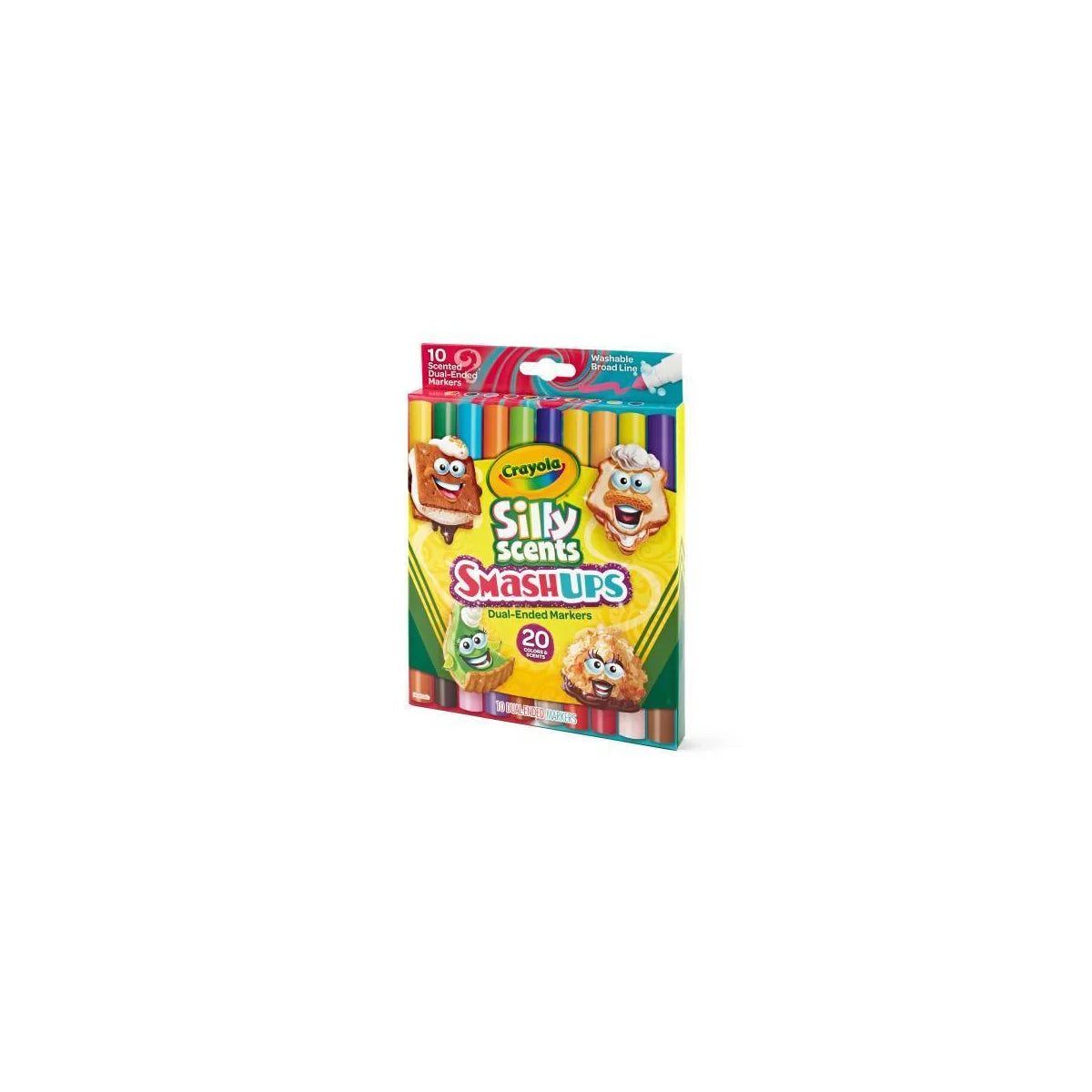 Crayola 10pk Silly Scent Smashup Dual Ended Washable Art Markers