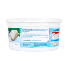 Crayola 2.5lb Air Dry Clay White, Modeling Material, Art School Supplies, Gifts for Teachers and Kids, Ages 4+