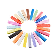 Crayola 24ct Washable Sidewalk Chalk - Bold Colors: Non-Toxic, Multicolor for Toddlers