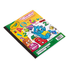 Crayola Lil' Learners Activity Pad 10"x 8": Mess Free Coloring Book for Kids, Educational Stickers, 32 Pages