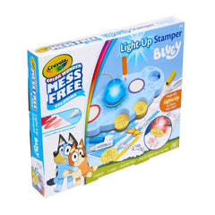 Crayola Magic Light Up Bluey Stamper Art Set, Toddler Mess Free Coloring and Stamping Kit, Holiday Gift for Kids, Bluey Toys, Ages 3+
