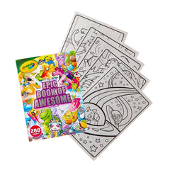 Crayola 288pg Epic Book of Awesome Coloring Book: Cool & Creative Crayon Pages for Kids, Ages 3+