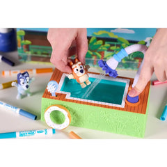 Crayola Scribble Scrubbie Bluey Poolside Playset