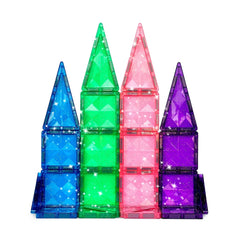 Crayola Mini Glitter PIP Magnetic Tiles 24pc Set