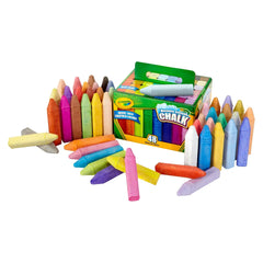 Crayola 48ct Washable Sidewalk Chalk - Bold Colors