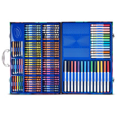 Crayola 115pc Imagination Art Set with Case: Drawing & Coloring Kit for Creative Thinking, Includes Crayons & More